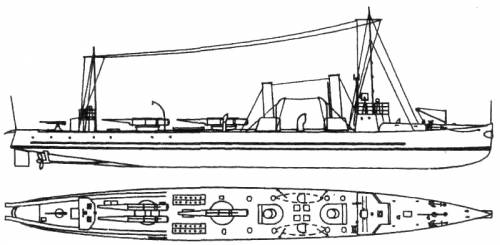 HDMS Hvalrossen (Torpedo Boat) - Denmark (1914)