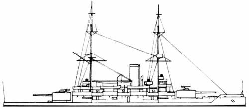 HDMS Olfert Fischer (Coastal Defence Ship) - Denmark (1902)
