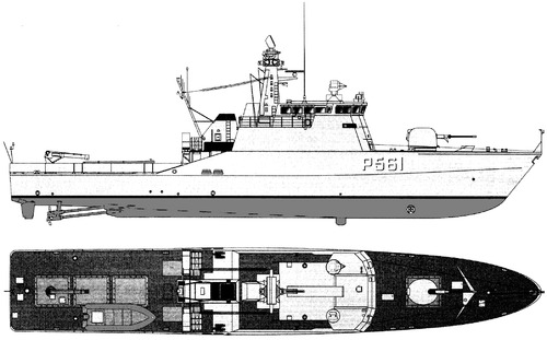 HDMS Skaden P561 (Patrol Vessel )