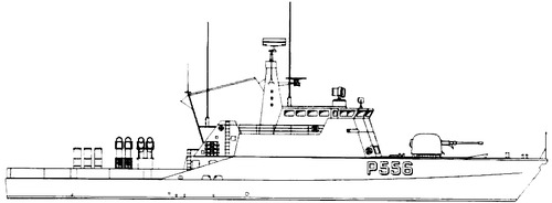 HDMS Svaerdfisken P556 (Patrol Vessel)