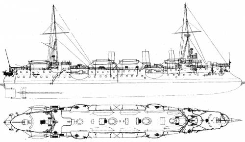 NMF Cassard (Protected Cruiser) (1902)
