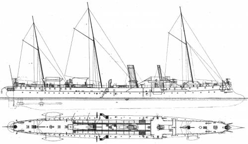 NMF Cosmao (Protected Cruiser) (1895)