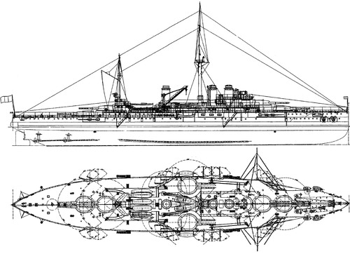 NMF Courbet (Battleship) (1914)