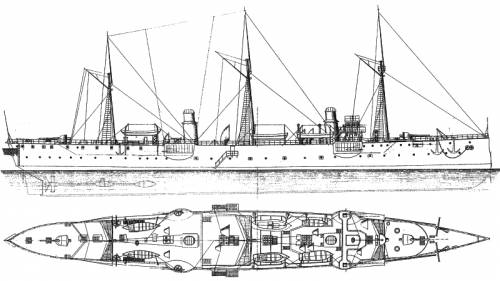 NMF D'Estraes (Protected Cruiser) (1913)