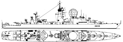 NMF Duquesne D603 (AA Frigate)