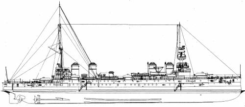 NMF Laon Gambetta (Armoured Cruiser) (1914)