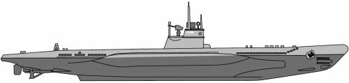 NMF Laubie S610 [ex DKM U-766 Type VIIC Submarine]