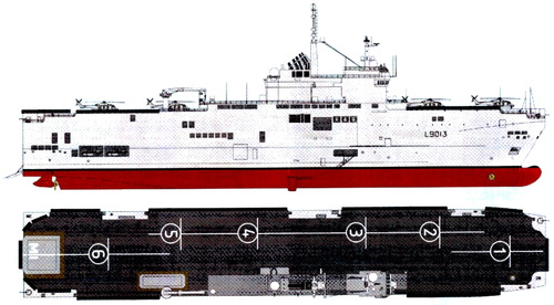 NMF Mistral L9013 (Amphibious Assault Ship)