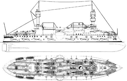 NMF Neptune (ironclad Battleship) (1895)