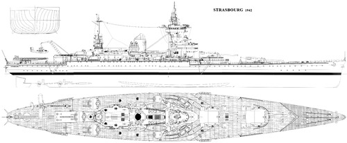 NMF Strasbourg (Battleship) (1942)