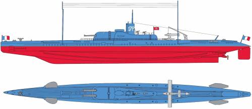NMF Surcouf [Submarine] (1940)