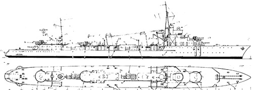 NMF Vauban (Destryer Guepard-class) (1938)
