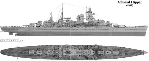 DKM Admiral Hipper (Heavy Cruiser) (1945)