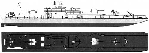 DKM Artillerie Fahrprahm (Gun Boat)