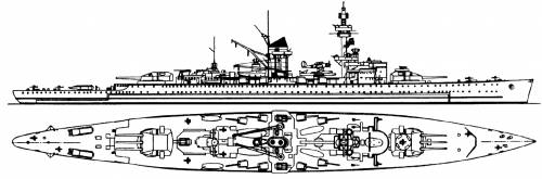DKM Lutzow [ex Deutschland Pocket Battleship) (1945)
