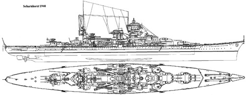 DKM Scharnhorst (Battleship) (1940)