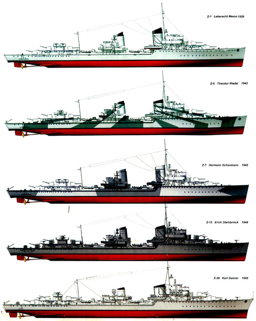 DKM Z Destroyers