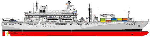 FGS Bonn A1413 (Berlin-class Replenishment Ship)