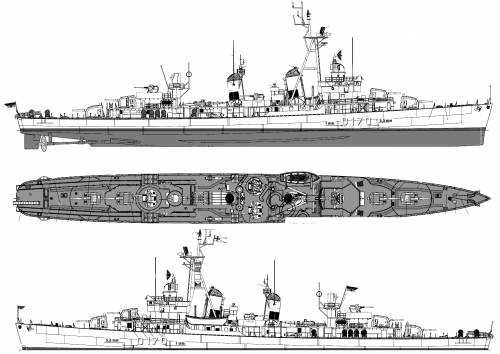 FGS D170 Z1 (Destroyer) (USS DD-515 Anthony) (1965)