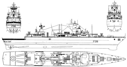 FGS Schleswig-Holstein F216 (Type 123 Brandenburg class Frigate)