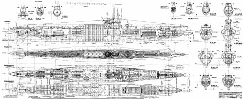 German WW2 submarine general plan 7D (VII D)