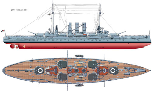 SMS Thuringen (Battleship) (1911)
