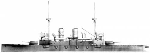 RN Benedetto Brin (Armoured Cruiser) (1905)
