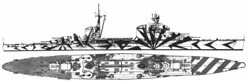 RN Bolanzo (Heavy Cruiser) (1942)