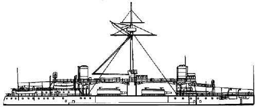 RN Caio Diulio (Battleship) (1880)