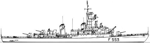 RN Castore F553 (Frigate) (1967)