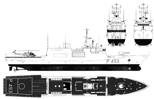 RN Comandante Foscari P493 (Offshore Patrol Vessel)