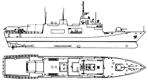 RN Commandante Cigala Fulgosi P490 (NUMC Class Patrol Ship)