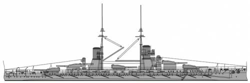 RN Conte di Cavour [Battleship] (1911)