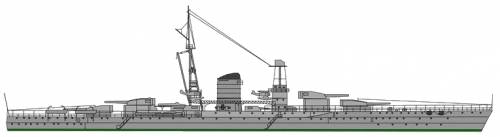 RN Conte di Cavour [Battleship] (1933)