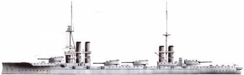 RN Dante Alighieri (Battleship) (1909)