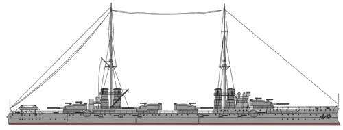 RN Dante Alighieri [Battleship] (1910)