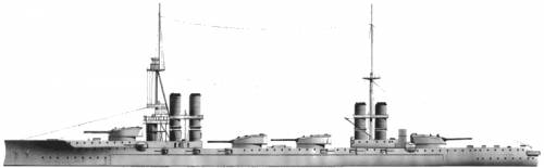 RN Dante Alighieri (Battleship) (1911)