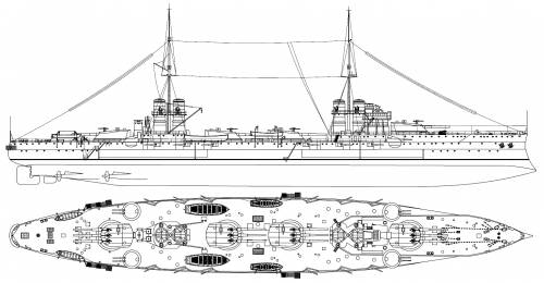 RN Dante Alighieri [Battleship] (1914)