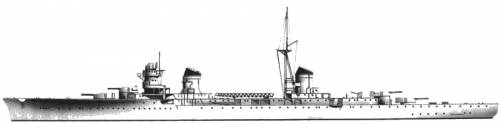 RN Eugenio Di Savoia (Light Cruiser) (1936)