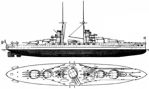 RN Giulio Cesare (Battleship) (1915)