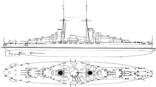 RN Giulio Cesare (Battleship) (1916)