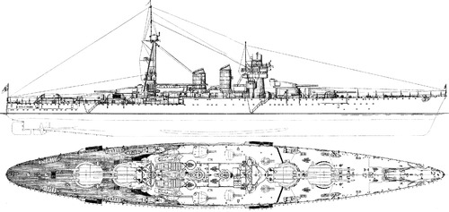 RN Giulio Cesare (Battleship) (1937)