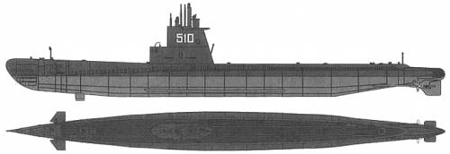 RN Leonardo da Vinci S-510 (ex USS SS-247 Dace Submarine)
