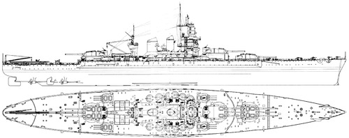 RN Littorio (Battleship) (1942)