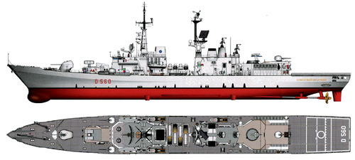 RN Luigi Durand de la Penne D560 (Destroyer) (2011)