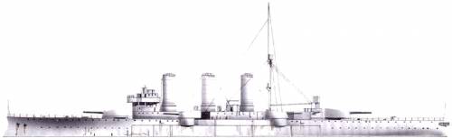 RN Pisa (Armoured Cruiser) (1909)