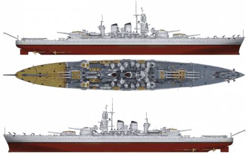 RN Vittorio Veneto (Battleship) (1940)