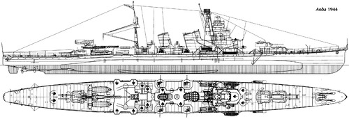 IJN Aoba (Heavy Cruiser) (1944)