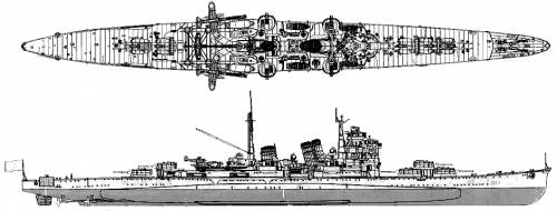 IJN Ashigara (Heavy Cruiser) (1942)