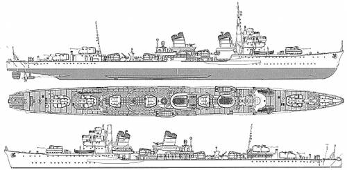 IJN Ayanami (Destroyer Type II)